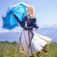 華可薇爾莉特cos服全套 紫羅蘭永恒花園cospaly二次元卡通周邊角色 薇爾莉特cos服 S