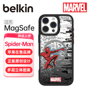 貝爾金（BELKIN）適用蘋果16ProMax手機(jī)殼 迪士尼蜘蛛俠定制款 iPhone16ProMax手機(jī)保護(hù)套 MagSafe磁吸帶殼充電