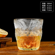 天南兄弟（TNBROTHERS）天南兄弟網(wǎng)紅冰川杯時(shí)尚創(chuàng)意加厚玻璃水杯威士忌酒杯錘紋理飲料咖 冰川杯矮款六只
