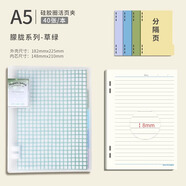 維克多利A5/40張筆記本本子活頁(yè)本軟膠圈活頁(yè)夾記事本線(xiàn)圈本可拆卸學(xué)生小清新手賬本筆記本厚【全網(wǎng)低價(jià)】