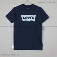 Levi'sLevis李維斯 男款大LOGO短袖T恤3LMST302CC 經(jīng)典款 藍色 3LMST302CC 均碼 尺碼偏大偏長