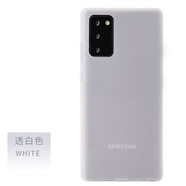 酷跑哥適用三星note20手機殼note20ultra糖果磨砂tpu保護套M31S軟硅膠殼 透白 J72017歐版/J7PRO/J730