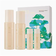 自然樂(lè )園NatureRepublic自然樂(lè )園蝸牛爽膚水乳液面霜精華洗面奶化妝品套裝 水乳套盒 130+120+31+31ml