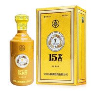 五糧液15醬系列產(chǎn)品53度醬香型白酒 川派醬香 收藏送禮擺柜【喜酒】 500mL 1瓶 15醬30版