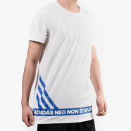 阿迪達(dá)斯 （adidas）三葉草男裝 印花大logo時尚透氣短袖運動舒適T恤FM9966 Z CE1030 S