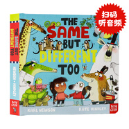 我們一樣不一樣 英文原版繪本 The same but different too 親子共讀 插畫搭配 Nosy Crow 助力兒童認知成長 Karl Newson