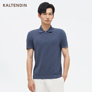 KALTENDIN LIFE卡爾丹頓短袖POLO衫男士夏季透氣親膚高級感翻領(lǐng)T恤 藍色 N3 S 165/88A