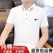 七匹狼新品25純.棉長袖T恤男2025新款圓領(lǐng)潮流百搭中青年體恤衫上衣兩件 q1153白色 均碼 l 105-120斤