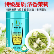一杯香茶葉茉莉花茶飄雪橫縣濃香型特級250g新茶春茶茉莉綠茶自己喝