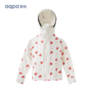 aqpa【UPF50+】兒童防曬衣防曬服兒童外套冰絲涼感透氣速干 西瓜 130