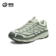 探拓（TECTOP）運動(dòng)鞋男25春夏舒適輕便跑步鞋女透氣戶(hù)外徒步鞋 男款艾草綠/灰豆綠 41
