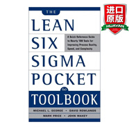 Lean Six Sigma Pocket Toolbook 英文原版 精益六西格瑪速查手冊 英文版