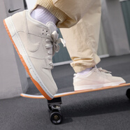 耐克（NIKE）官方SB DUNK LOW男女滑板鞋秋季膠底低幫情侶陸沖HJ0367 100淡象牙白/淡象牙白/山峰白/白 37.5