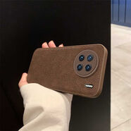 燕X90s手機殼x90s卡通棕色小熊x80全包5G防摔x70軟斜挎背帶 棕色月坑紋【單殼】 x60pro