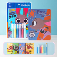 迪士尼（Disney）兒童沙畫 手工DIY制作創(chuàng)意涂色玩具 沙畫填色套裝兒童生日禮物男孩 瘋狂動物城MK1044