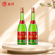 秦川（QINCHUANDAQU）大曲【正品保障】鳳香型名酒 百里秦川 純糧白酒 整箱團(tuán)購(gòu) 55度 500mL 2瓶 秦川口糧綠瓶