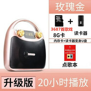 伊菲爾B11新款便攜式藍(lán)牙音箱廣場舞音響大音量K歌手提戶外 升級(jí)版金+8G歌戲卡+目錄 支持藍(lán) 標(biāo)配