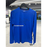 始祖鳥（ARC'TERYX）加拿大代購Arc'teryx始祖鳥男款大標(biāo)短袖 優(yōu)質(zhì)長絨棉T恤 圓領(lǐng)透氣 男款Cormac長袖X8452 Vi 2XL