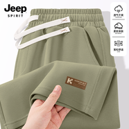 JEEP SPIRIT吉普男褲夏季男款短褲2025新款寬松大碼休閑褲潮流運動(dòng)五分褲男士