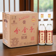 分金亭【百姓口糧】42度/50度/58度 純糧釀造 濃香型聚餐糧食白酒 42度 600mL 12瓶 金釀  整箱光瓶裝