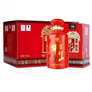 牛欄山北京 牛欄山二鍋頭 百年紅系列 濃香型純糧白酒整箱裝【喜酒】 39度 500mL 6瓶 百年紅12整箱