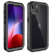 紅辣椒適用蘋果16防水手機殼iPhone15ProMax戶外14保護13潛水套12 黑色 ip-14