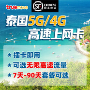 泰國(guó)電話卡truemove5G/4G高速上網(wǎng)卡可選無(wú)限流量7/15/30天套餐 30天 70GB高速流量 需實(shí)名認(rèn)證