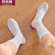 俞兆林5雙男士絲襪夏季商務(wù)正裝西裝襪長(cháng)筒皮鞋紳士冰絲超薄款黑色性感 男士長(cháng)筒條紋絲襪 白色5雙 均碼 38-45