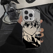 固返奇犽適用蘋(píng)果16promax動(dòng)漫手機殼iphone15線(xiàn)條全職獵人14卡通二次元13個(gè)性12高級感11創(chuàng  )意黑白漫畫(huà) 奇犽【白色元氣殼】 紅米TURBO4