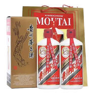 茅臺茅臺貴州茅臺酒 出口版飛天茅臺53度醬香型白酒500ml商務(wù)宴請送禮 53度 500mL 2瓶