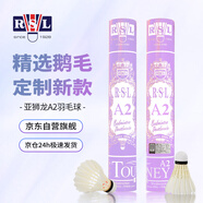 亞獅龍（RSL）標準比賽用球耐打訓練亞獅龍A2羽毛球12只裝