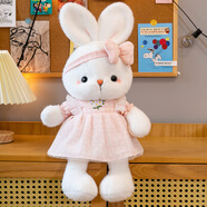 zak!毛絨玩具小兔子玩偶公仔娃娃治愈送女朋友520禮物兒童田園兔35cm 黛西兔50cm粉色