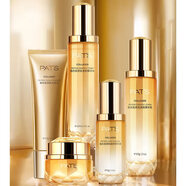 柏氏（PAT'S）膠原肽抗皺凝時(shí)禮盒套裝潔面乳+塑顏精華水+緊致乳+抗皺霜+精華液 五件套裝