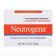 露得清美國Neutrogena露得清清瀅暗瘡潔面皂 洗面皂 控油抑痘 100g #1#