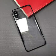 適用于小米8改裝替換原后蓋Xiaomi8后指紋玻璃后屏外殼蓋板米8UD 適配米8前指紋-透明*還原新機 電池后蓋帶鏡框#防震輔料#手機殼
