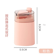 拓進(jìn)德國(guó)進(jìn)口品質(zhì)牙簽筒自動(dòng)彈出家用個(gè)性創(chuàng)意牙簽盒按壓式便攜商用牙 【按壓式自動(dòng)款】粉色一個(gè)裝 按