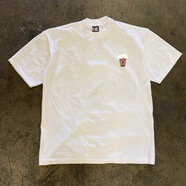仙僖俫夏季奶茶風情侶T恤男女百搭棉寬松短袖Tshirt 白色 S