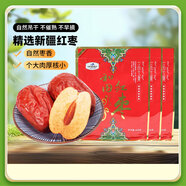 一品玉 蜜餞果干新疆特產(chǎn)駿棗大棗和田大紅棗六星450g/袋*3