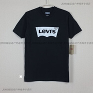 Levi'sLevis李維斯 男款大LOGO短袖T恤3LMST302CC 經(jīng)典款 黑色 3LMST302CC S