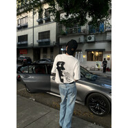 朗吉奧（LRNGEROA）HUIHAN王嘉爾同款短袖T恤純棉短袖t恤男夏季2025新款半袖t恤上衣 白色 XL