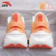 安踏（ANTA）女鞋子毒刺5|運動(dòng)鞋休閑鞋女士2025新款品牌春夏季網(wǎng)面透氣跑步鞋 象牙白/淺曦綠/蜜桃橙【毒刺5】 37.5