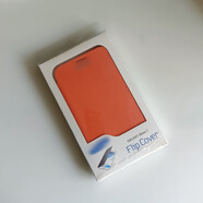 三星（SAMSUNG）適用 三星note2/GT-n7100/n7108拆后蓋手機皮套翻蓋保護殼 橘色 三星其他型號
