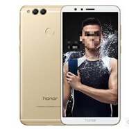 榮耀（HONOR）暢玩7X通雙卡雙待4G指紋智能手機學生網(wǎng)課游戲工作備用中老年人機 鉑光金 128GB 4G運存 95 新
