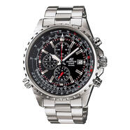卡西歐（CASIO）男士不銹鋼防水腕表米時(shí)尚運動(dòng)多功能手表 EF-527D-1AVCF