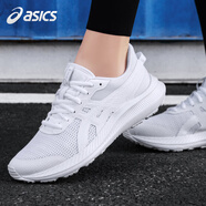 asics亞瑟士女鞋跑步鞋愛世克斯秋季新款減震耐磨跑鞋透氣網(wǎng)面運動鞋子 白色JOLT 5 37.5