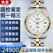 帝舵（TUDOR）【二手99新】帝舵TUDOR男表王子與公主經(jīng)典系列男士手表日歷自動(dòng)機械腕表奢侈品瑞士世界名表 【雙重鑒定】34白盤(pán)羅馬單歷M74033-0010