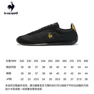 芭黎公雞（paril  rooster）新款法國公雞男鞋運動鞋透氣跑步輕便情侶休閑阿甘時尚網(wǎng)面休閑鞋 黑金/公雞【建議拍大一碼】 36