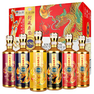 茅臺濃醬兼香型白酒 純糧酒 貴州名酒 口糧酒 酒水 宴請送禮自飲 52度 500mL 6瓶 封藏原漿 11年老酒