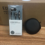 漫步者（EDIFIER） H230P入耳塞MP3耳機(jī)立體聲音樂(lè)智能手機(jī)線控耳麥 黑色+耳機(jī)收納盒 標(biāo)配