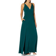 Dress the Population 女式派克修身喇叭長裙 松木色 XX-Large